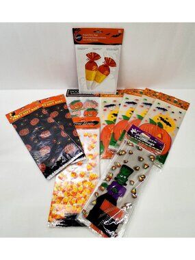 NEW Halloween Treat/Party Bags Bundle 10 Packs / 210 Bags 20-25 Bags/Pk